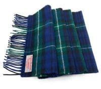 Lamont Modern Tartan Scarf | Highland Tweed
