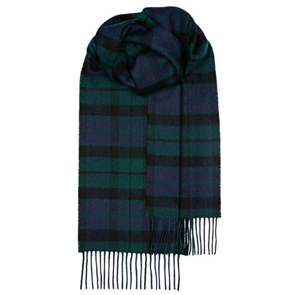 MacKay Modern Tartan Pure Lambswool Unisex Scarf - Made in Scotland