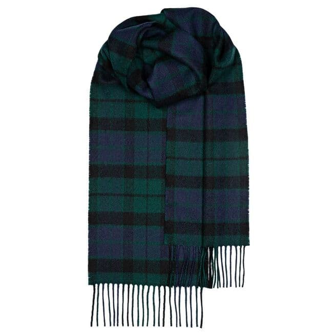 MacKay Modern Tartan Pure Lambswool Unisex Scarf - Made in Scotland