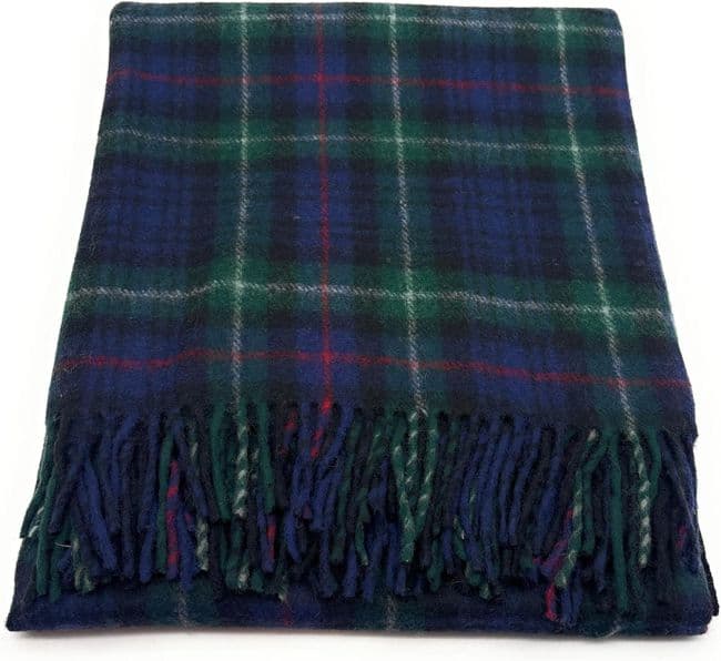 MacKenzie Modern Tartan Wool Blanket