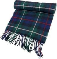 MacKenzie Modern  Traditional Winter Tartan Scarf | Highland Tweed