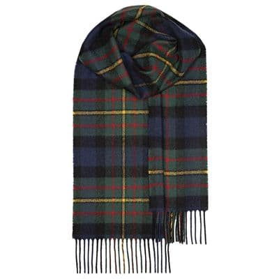 MacLaren Modern Tartan Pure Lambswool Unisex Scarf