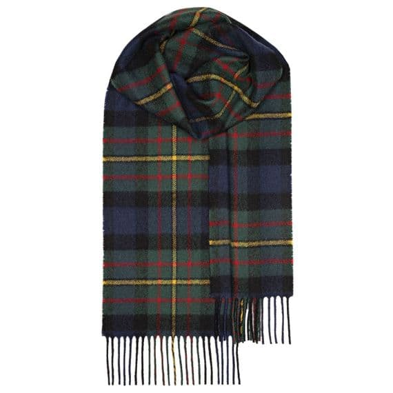 MacLaren Modern Tartan Pure Lambswool Scarf