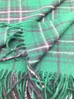 MacLean Hunting Tartan Travel Rug | Scottish Wool Blanket

