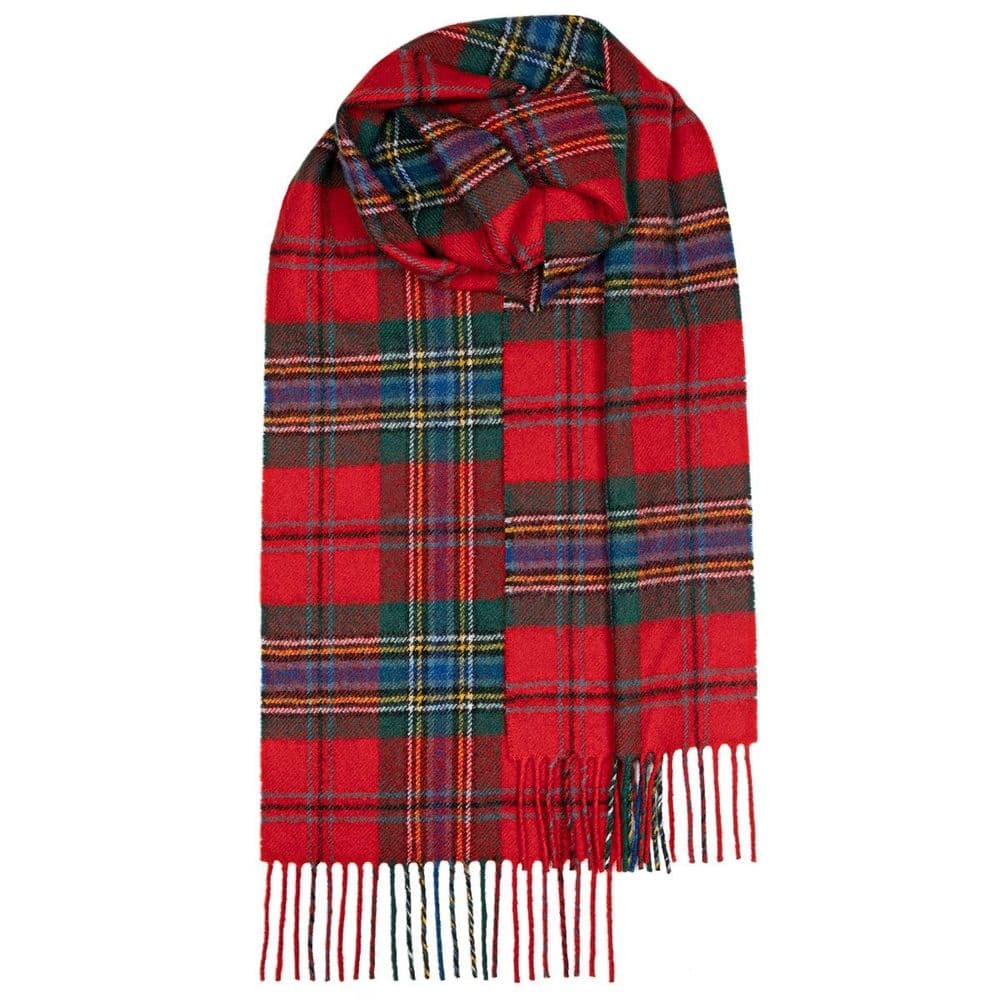 MacLean of Duart Modern Tartan  Pure Lambswool Unisex Scarf - Made in Scotland