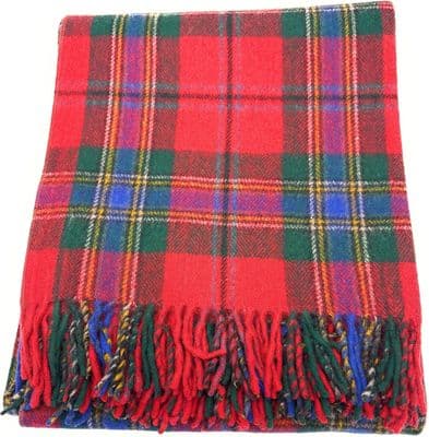MacLean of Duart Tartan Wool Blanket | Scottish Tartan Throw