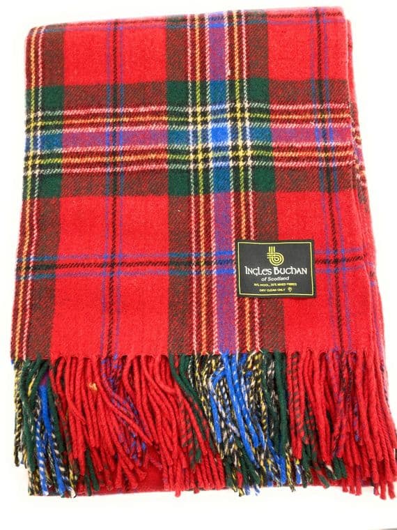 MacLean of Duart Tartan Wool Travel Rug | Scottish Blanket
