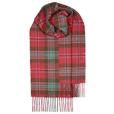 MacLean of Duart Weathered Tartan Pure Lambswool Unisex Scarf
