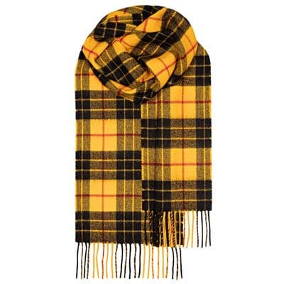 MacLeod Dress Modern Tartan Pure Lambswool Unisex Scarf