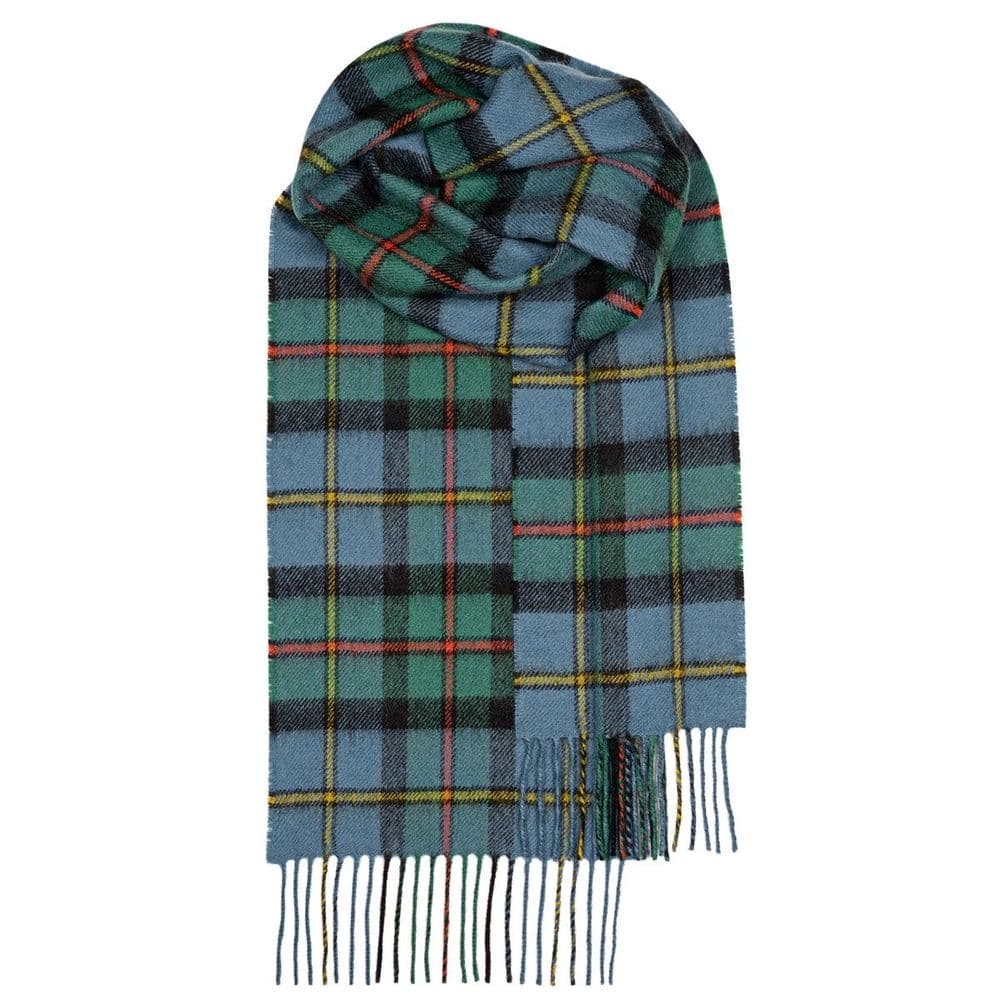 MacLeod of Harris Ancient Tartan Pure Lambswool Unisex Scarf - Made in Scotland