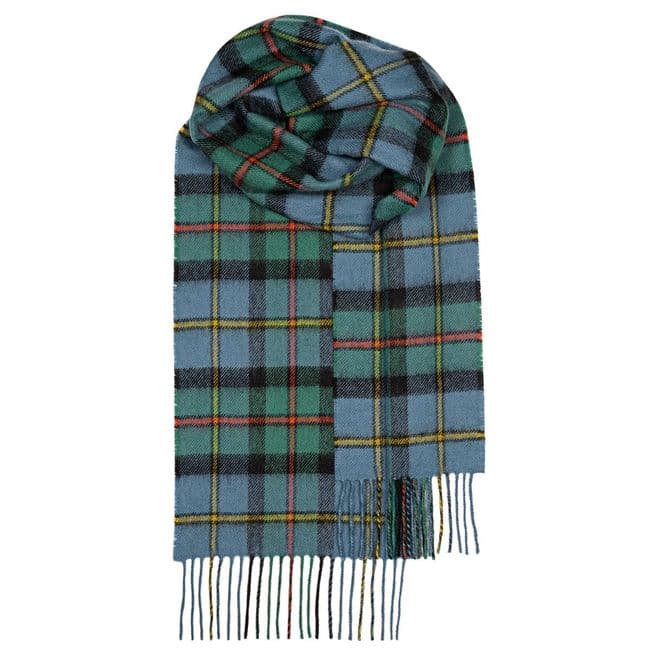 MacLeod of Harris Ancient Tartan Pure Lambswool Unisex Scarf - Made in Scotland
