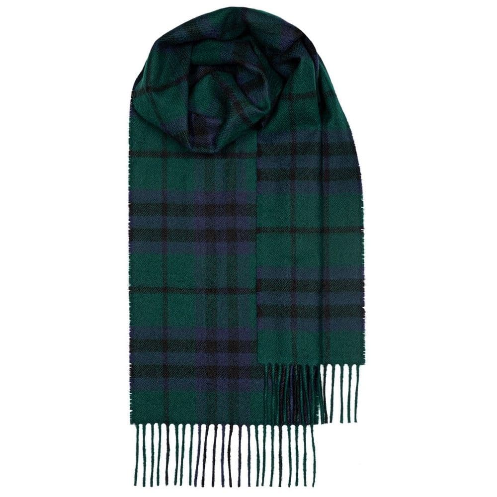 Marshall Modern Tartan Pure Lambswool Unisex Scarf - Made in Scotland