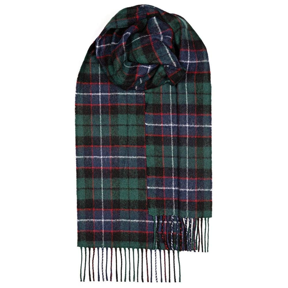 Mitchell Modern Tartan Pure Lambswool Unisex Scarf - Made in Scotland