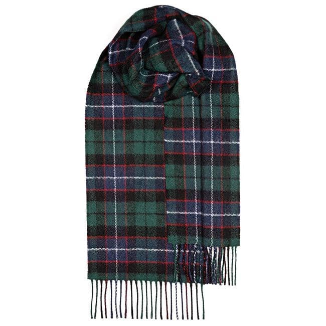 Mitchell Modern Tartan Pure Lambswool Unisex Scarf - Made in Scotland