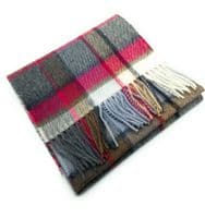 Old Town Mulberry Pure Lambswool Unisex Scarf