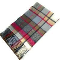 Old Town Mulberry Pure Lambswool Unisex Scarf