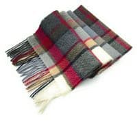 Old Town Mulberry Pure Lambswool Unisex Scarf