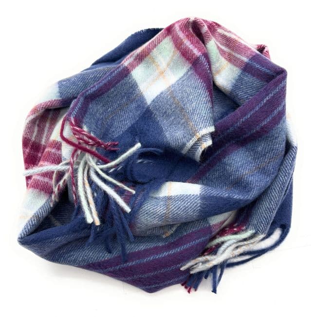 Pure Cashmere Holyrood Tartan Scarf