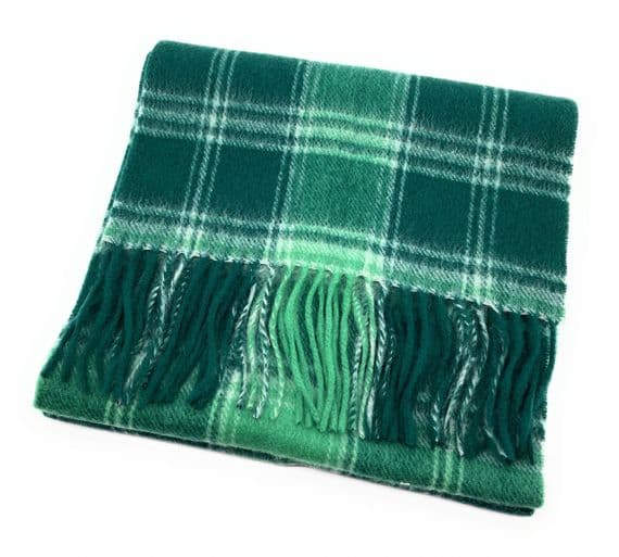 Pure Cashmere MacDonald Lord of The Isles Tartan Scarf