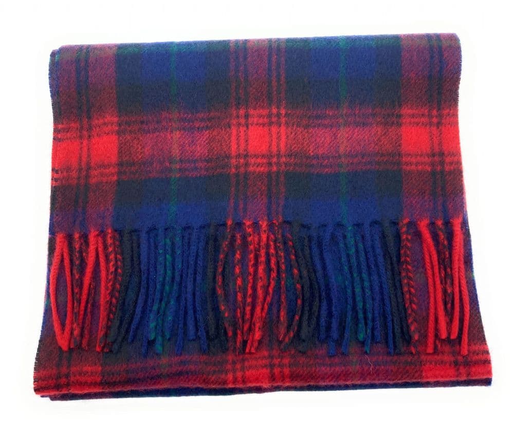 Pure Cashmere MacLachlan Tartan Scarf
