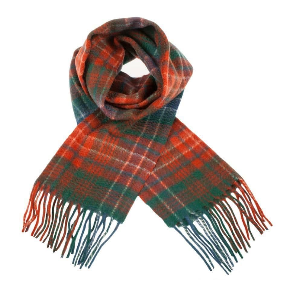 Pure Cashmere Wilson Ancient Tartan Scarf