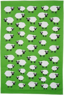 Pure Cotton Sheep Repeat Tea Towel