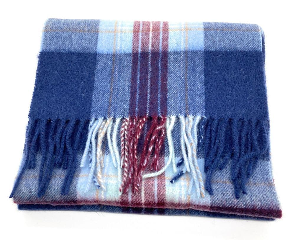 Pure Edinburgh Lambswool Holyrood Tartan Scarf