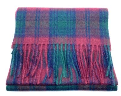 Pure Edinburgh Lambswool Lindsay Tartan Scarf