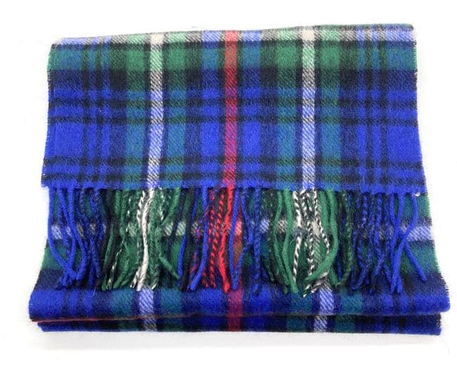 Pure Edinburgh Lambswool MacKenzie Tartan Scarf