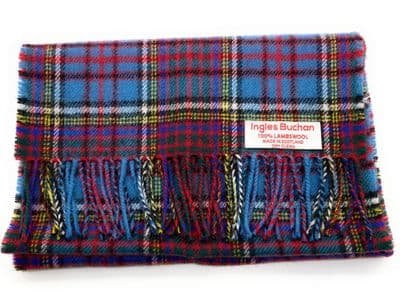 Pure Lambswool Anderson Modern Tartan Scarf - Made in Scotland