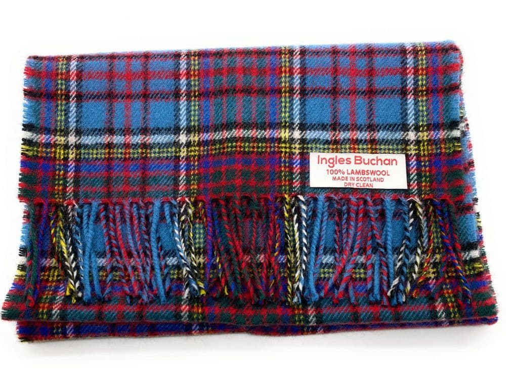 Pure Lambswool Anderson Modern Tartan Scarf - Made in Scotland