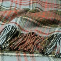 Anderson Weathered Tartan Lambswool Rug | Scottish Blanket