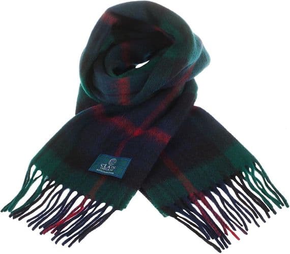 Armstrong Modern Pure Lambswool Tartan Scarf