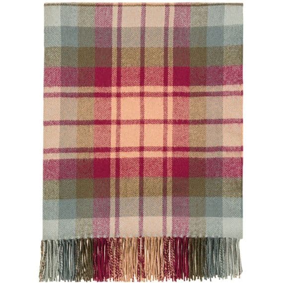 Auld Scotland Tartan Lambswool Rug | Made in Scotland