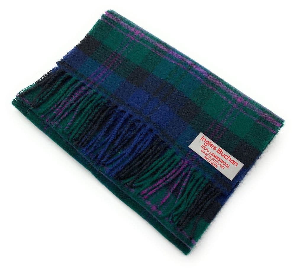 Pure Lambswool Baird Tartan Scarf - Made in Scotland