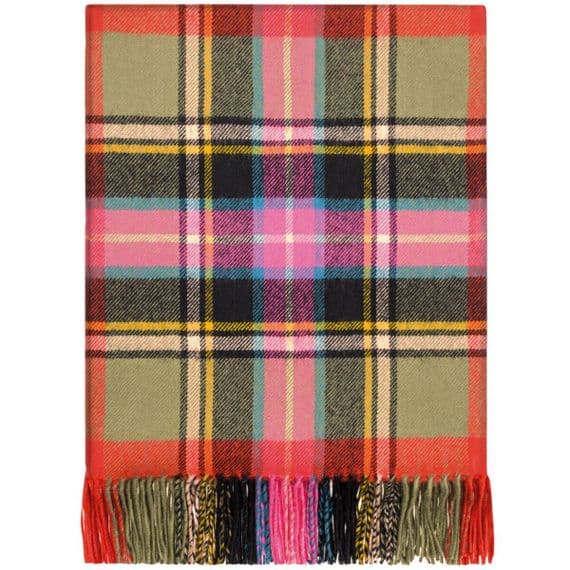Bruce of Kinnaird Ancient Tartan Rug | Lambswool Blanket