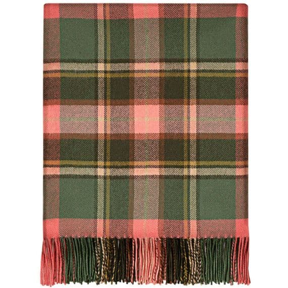 Bruce of Kinnaird Antique Tartan Rug | Lambswool Blanket