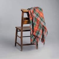 Caledonia Ancient Tartan Lambswool Rug | Scottish Blanket