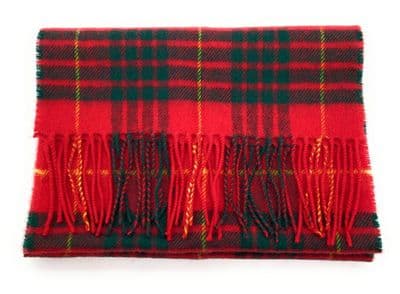 Pure Lambswool Cameron Modern Tartan Scarf
