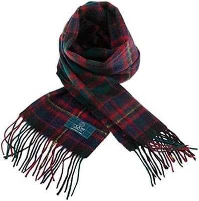 Pure Lambswool Cameron of Erracht Tartan Scarf | Made in Scotland