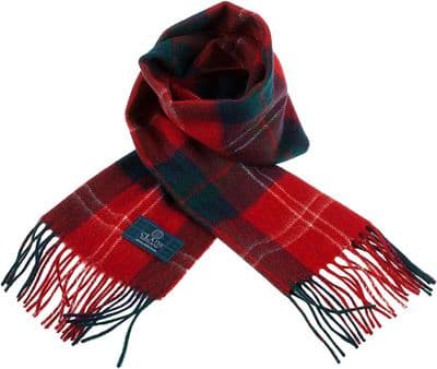 Pure Lambswool Chisholm tartan scarf