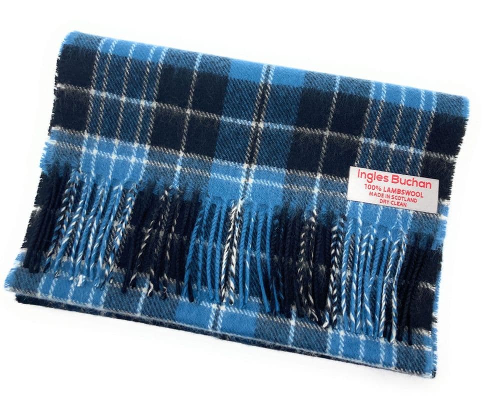Pure Lambswool Clark Ancient Tartan Scarf - Made in Scotland