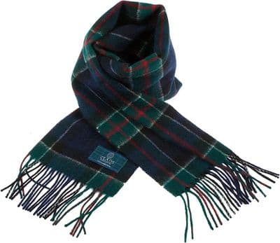 Pure Lambswool Colquhoun Tartan Scarf | Made in Scotland