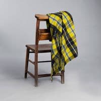 Cornish National Tartan Lambswool Rug | Scottish Blanket