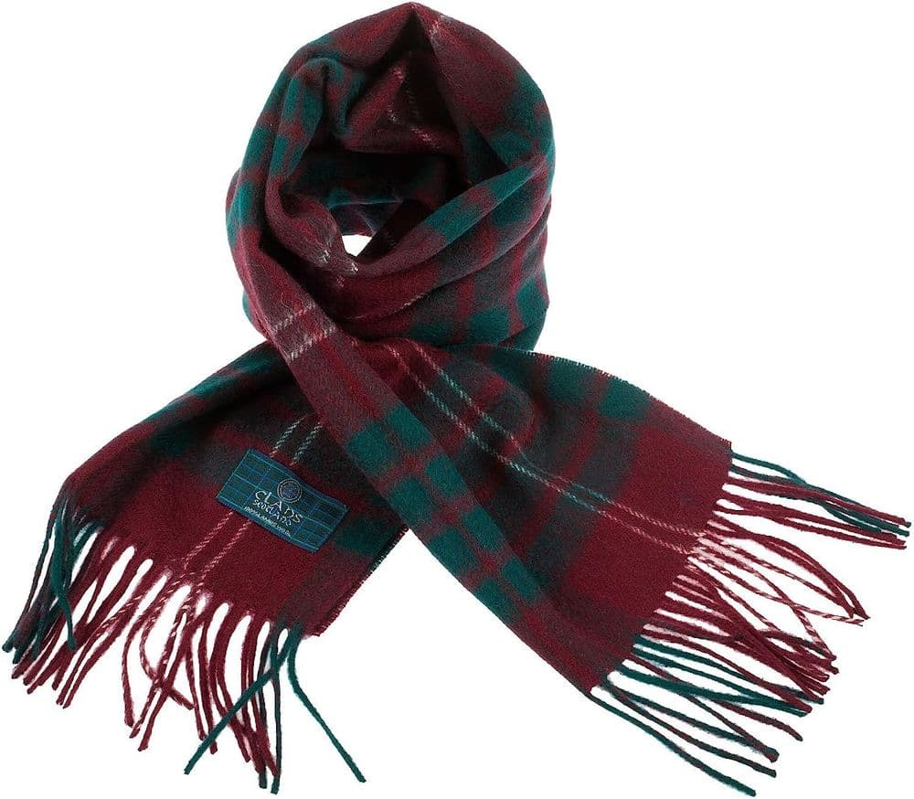 Pure Lambswool Crawford Tartan Scarf