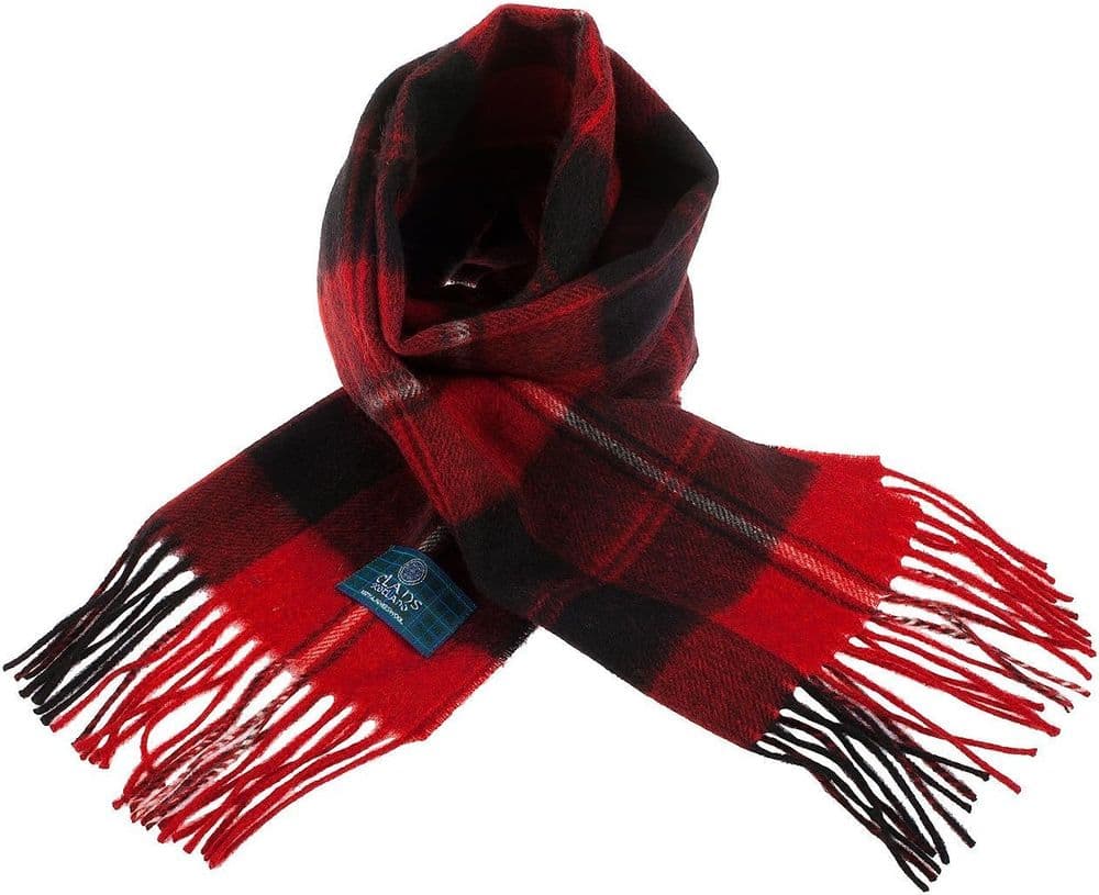 Pure Lambswool Cunningham tartan scarf