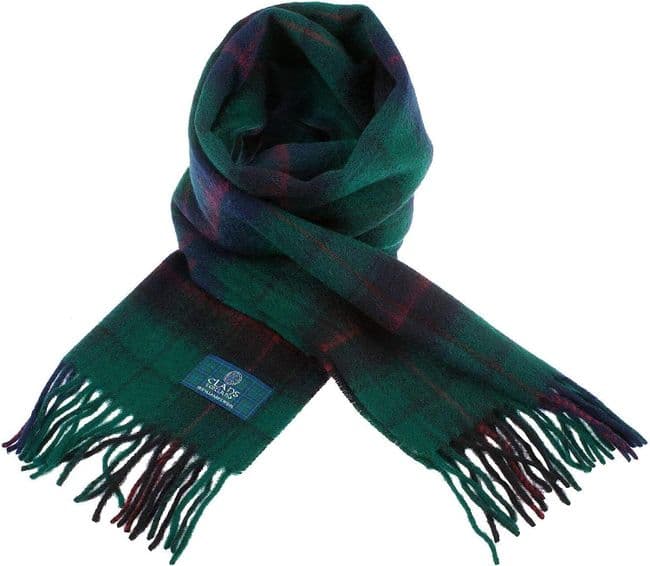 Pure Lambswool Davidson tartan scarf