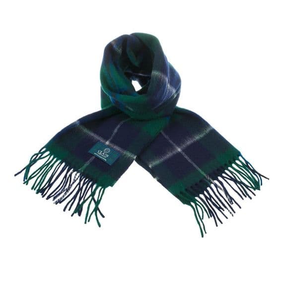Douglas Modern Pure Lambswool Scottish Tartan Scarf