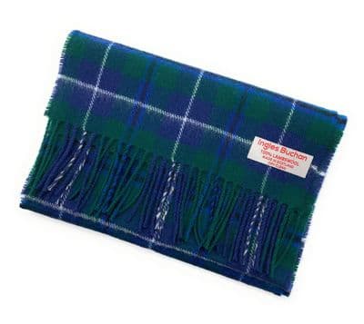 Pure Lambswool Douglas Tartan Scarf | Made in Scotland