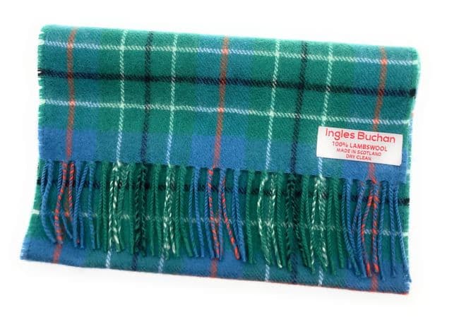 Pure Lambswool Duncan Ancient Tartan Scarf Made in Scotland